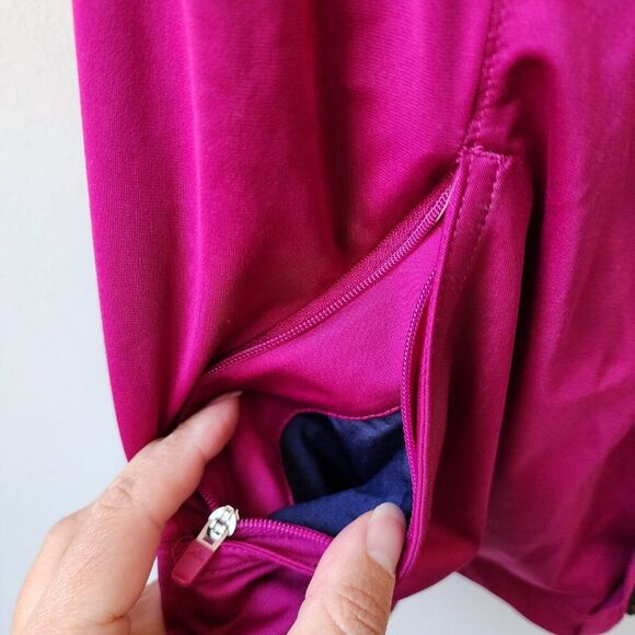 Adidas Adistar Convertible Wind Jacket | Size Medium | Pink Vest Removable Arms - Picture 4 of 14